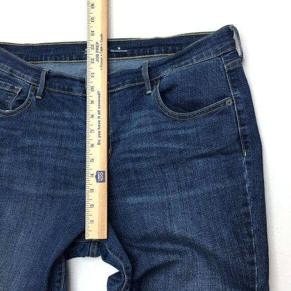 Old Navy Women's Skinny Jeans Medium Wash Stretch size 16 length 31" - Picture 6 of 8